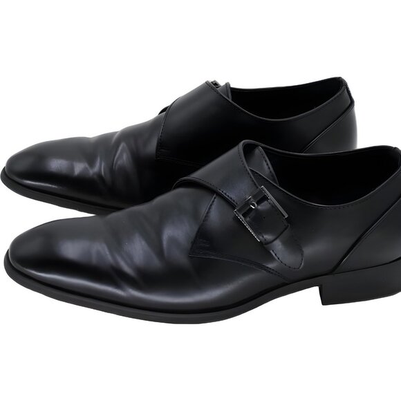 Alfani Single Monk Strap Dress Shoes Black Men\'s US 12 main image 6